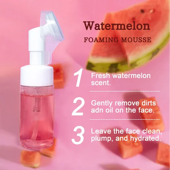Beauty Cosmetics Skin Care Deep Cleanser Watermelon Glow Facial Cleanser Mousse 